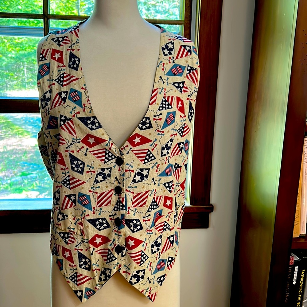 Saddle River Sportswear July 4 Vest Size M